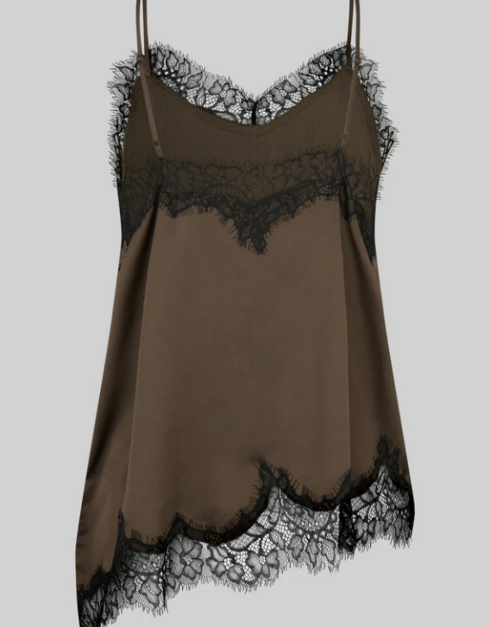 Second Female Lacia Contrast Strap Top Wren