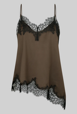 Second Female Lacia Contrast Strap Top Wren