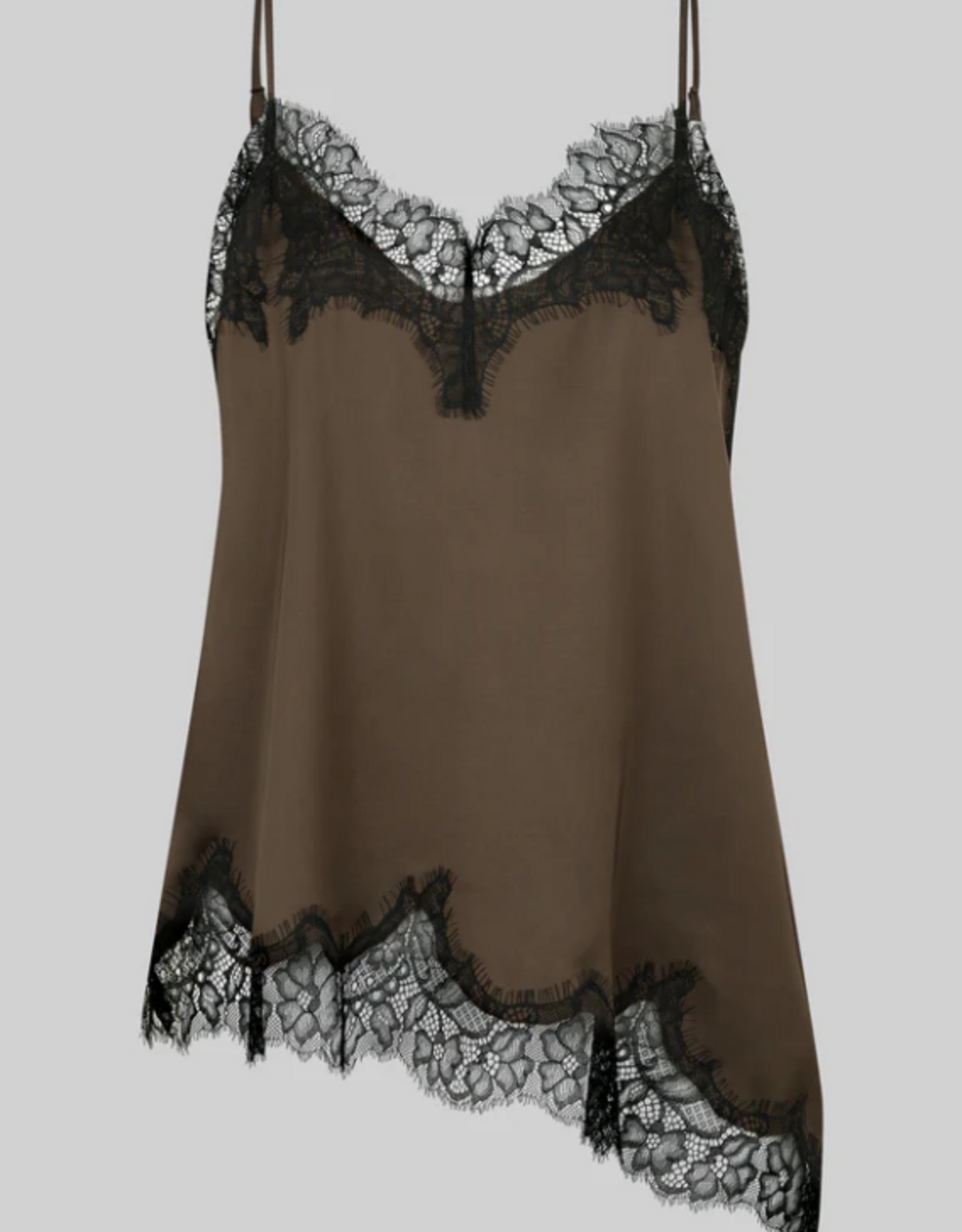 Second Female Lacia Contrast Strap Top Wren