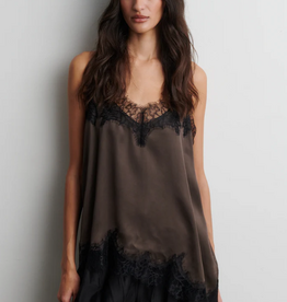 Second Female Lacia Contrast Strap Top Wren