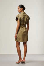 Aaiko Joyce Dress Light Khaki