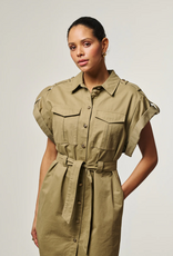 Aaiko Joyce Dress Light Khaki