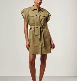 Aaiko Joyce Dress Light Khaki