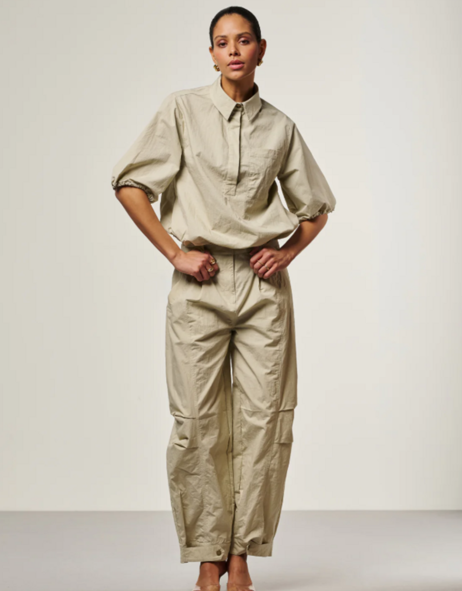 Aaiko Lydia Top Chalk