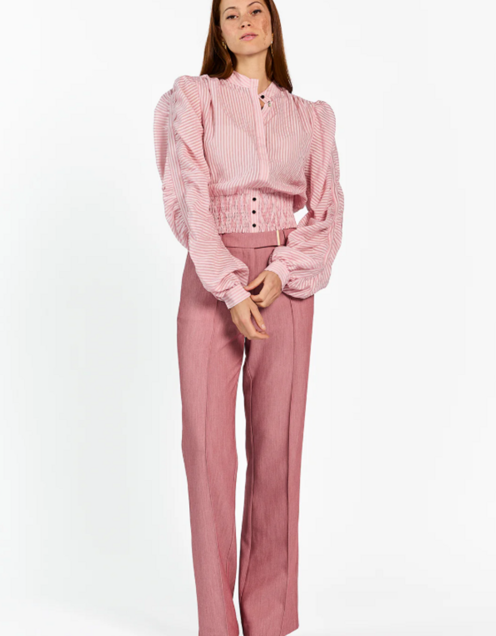 Aaiko Beaudine Blouse Pomegranate