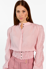 Aaiko Beaudine Blouse Pomegranate