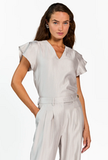 Aaiko Minny Shimmery Top Silver