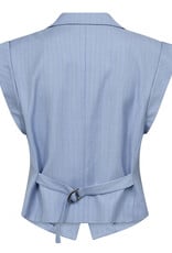 Co'Couture Kiana Pin Vest Pale Blue
