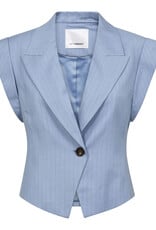 Co'Couture Kiana Pin Vest Pale Blue