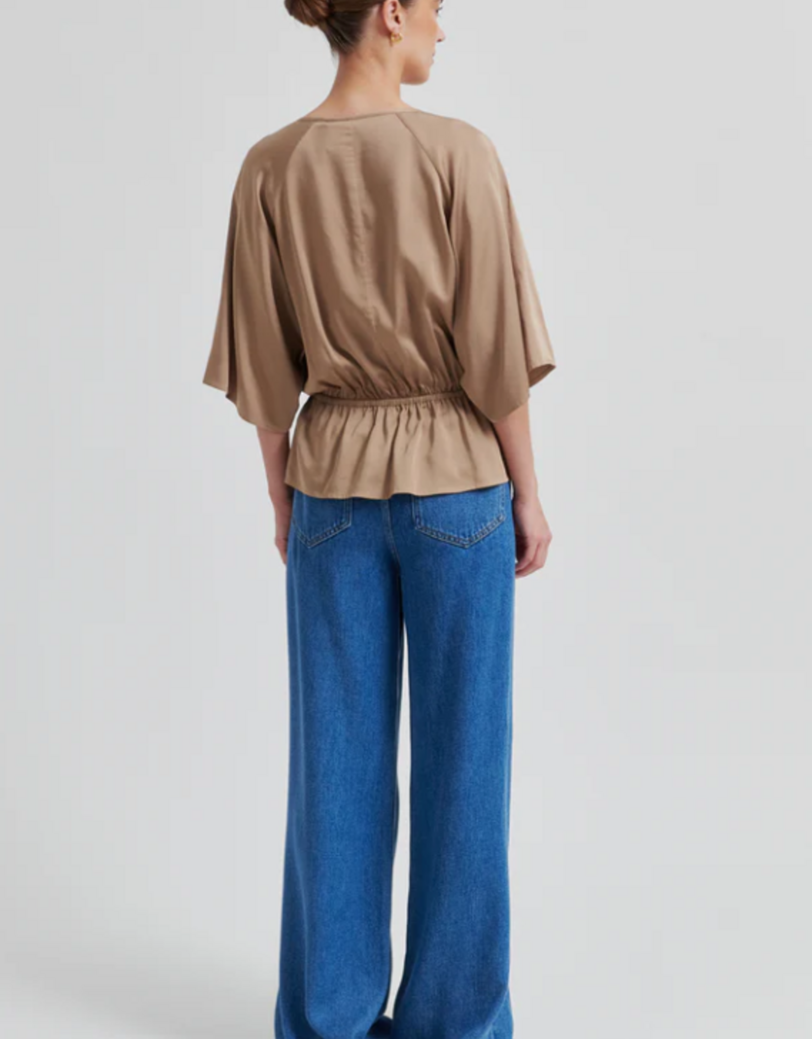 Second Female Shera Blouse Petrified Oak