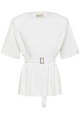 My Essential Wardrobe Apir Belt Tee Snow White