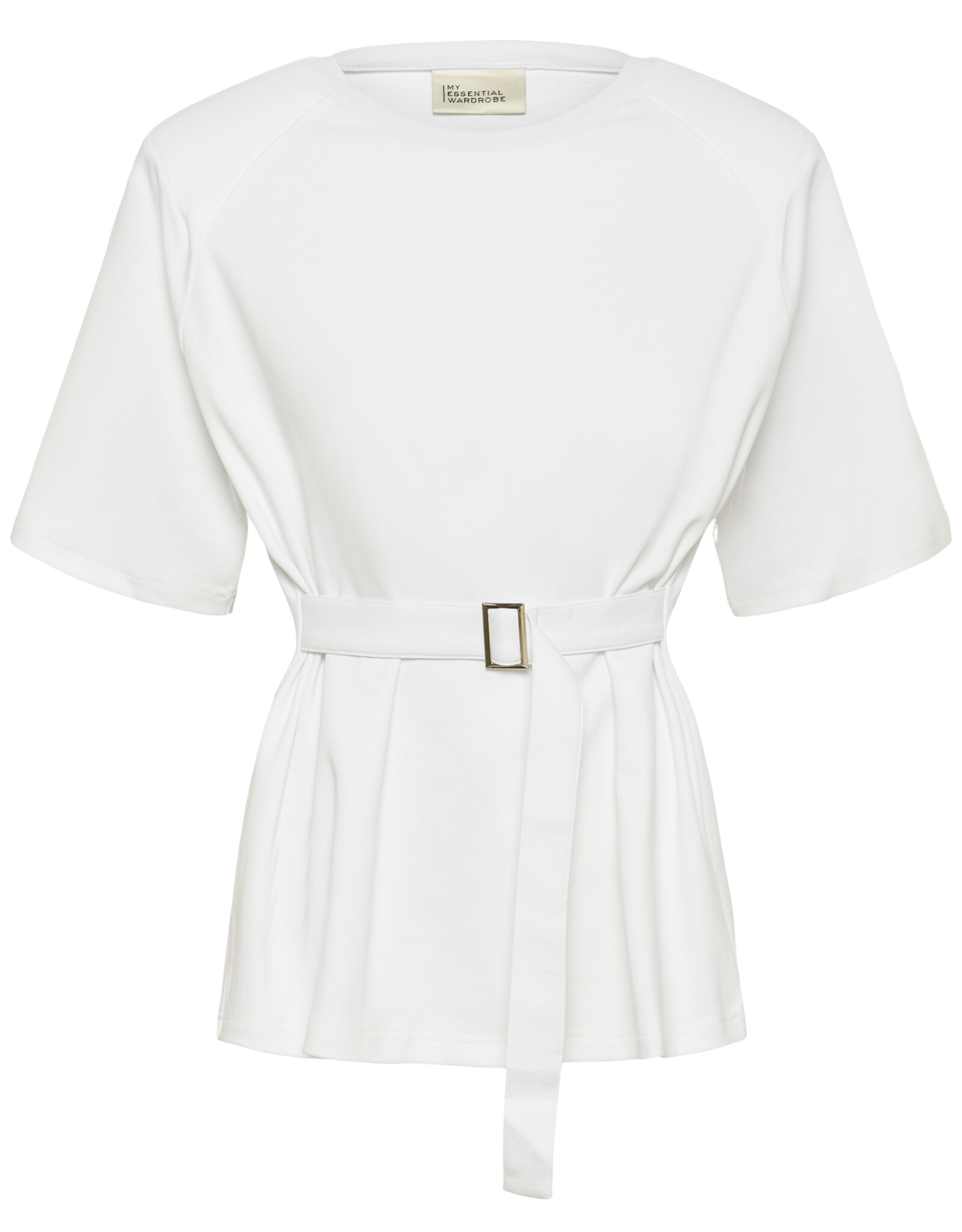 My Essential Wardrobe Apir Belt Tee Snow White