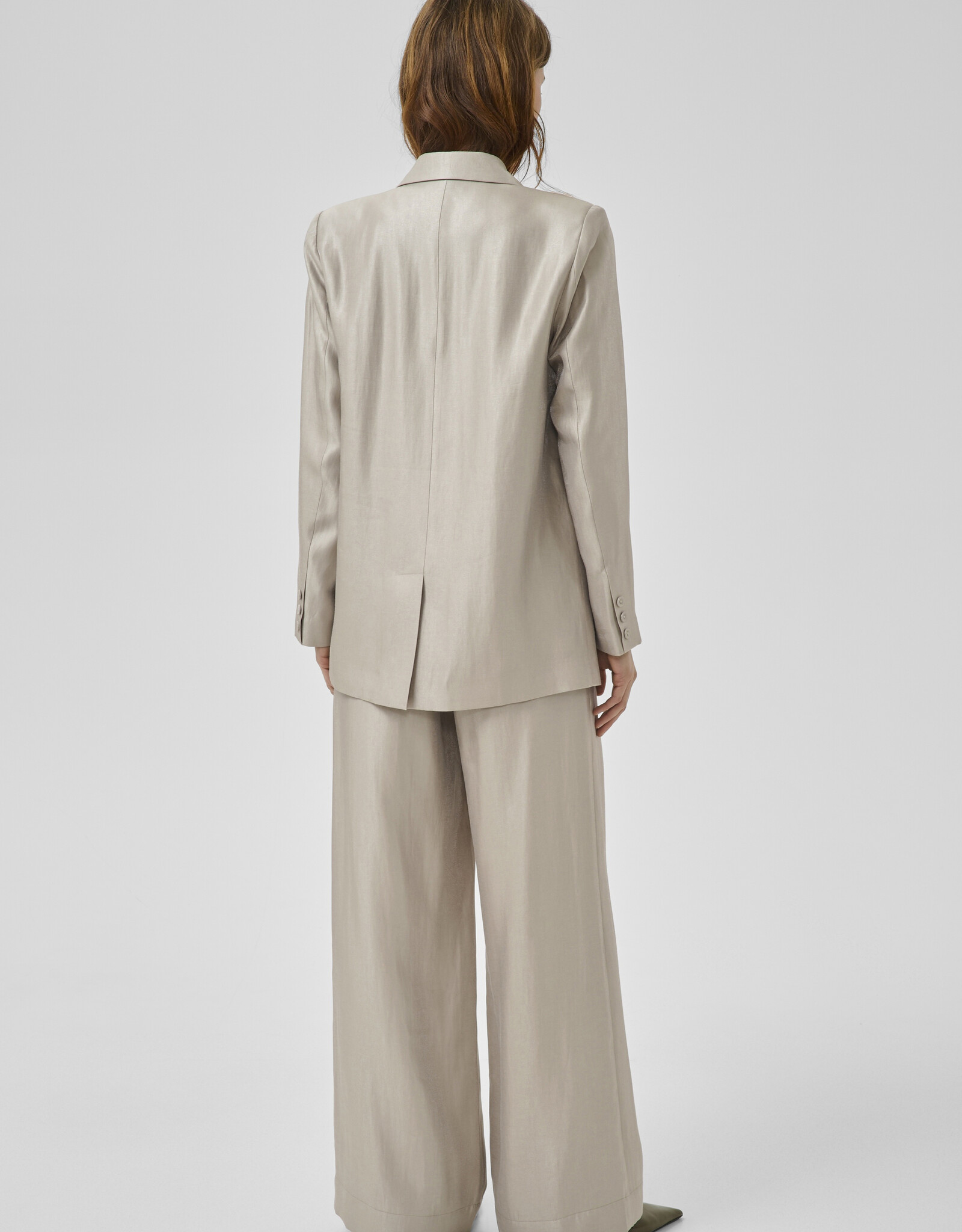 My Essential Wardrobe Shine Blazer Moonstruck