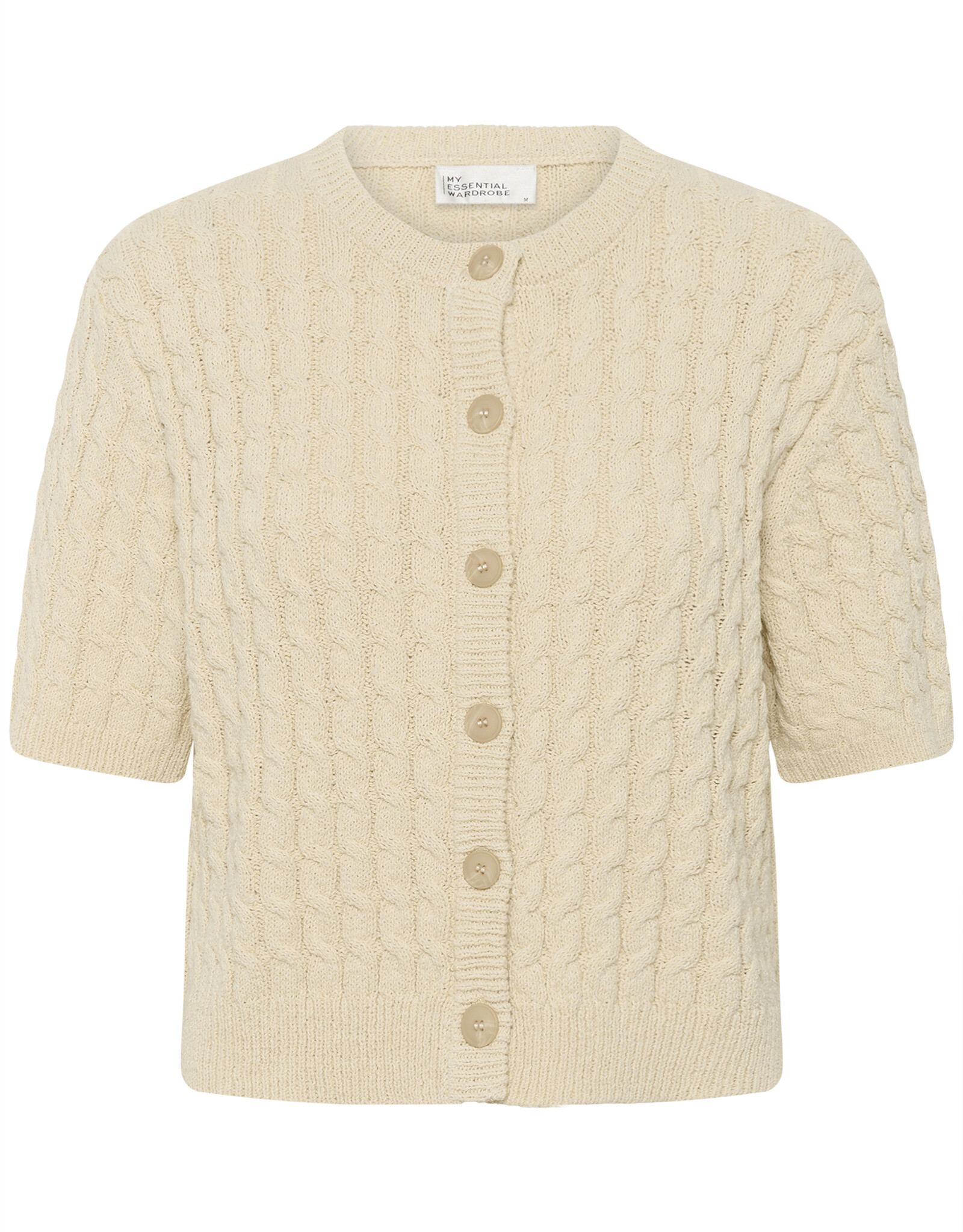 My Essential Wardrobe Diva Knit Cardigan Brown Rice