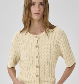 My Essential Wardrobe Diva Knit Cardigan Brown Rice