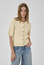 My Essential Wardrobe Diva Knit Cardigan Brown Rice