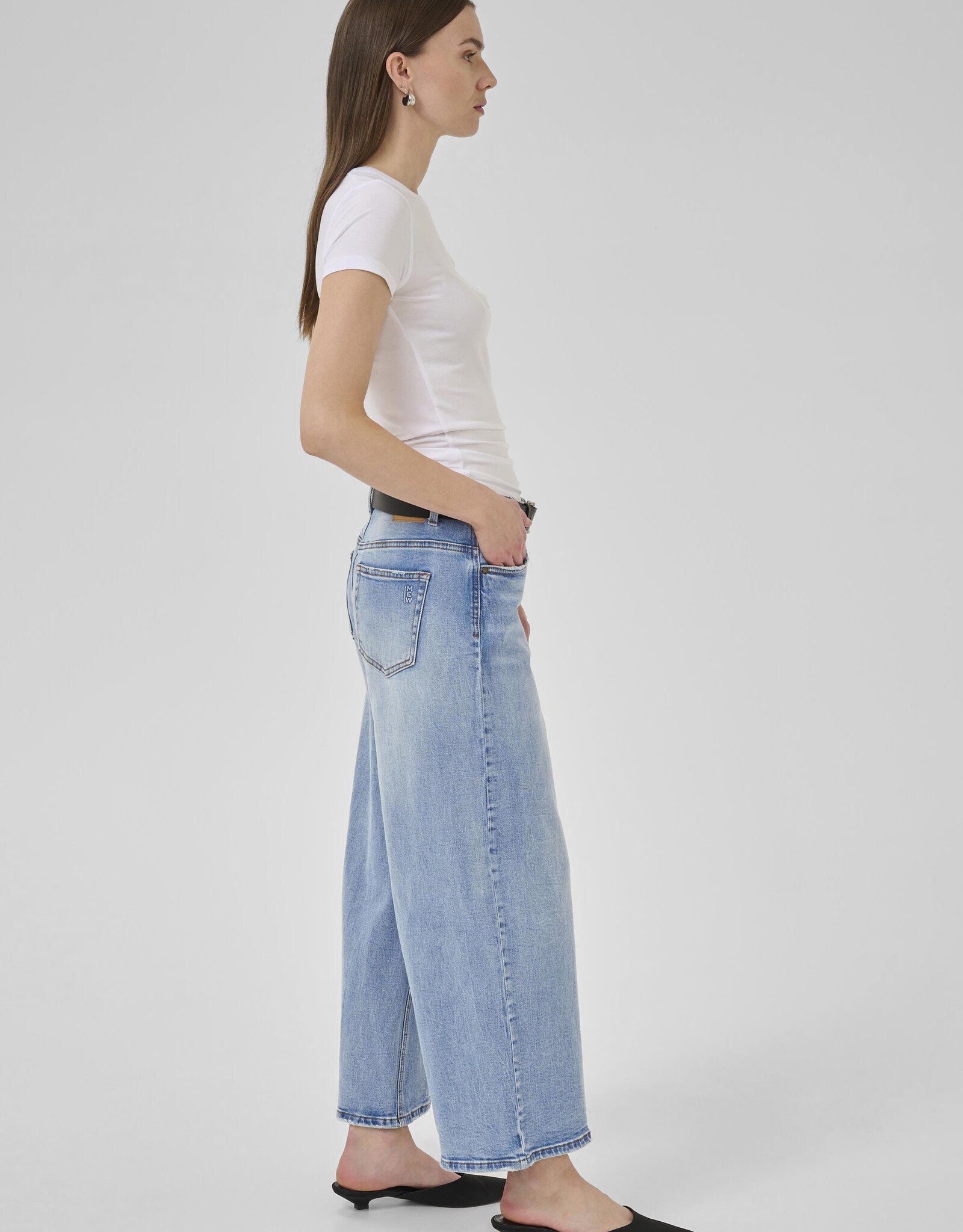 My Essential Wardrobe Alma 144 Low Crotch X-Wide Light Blue L28