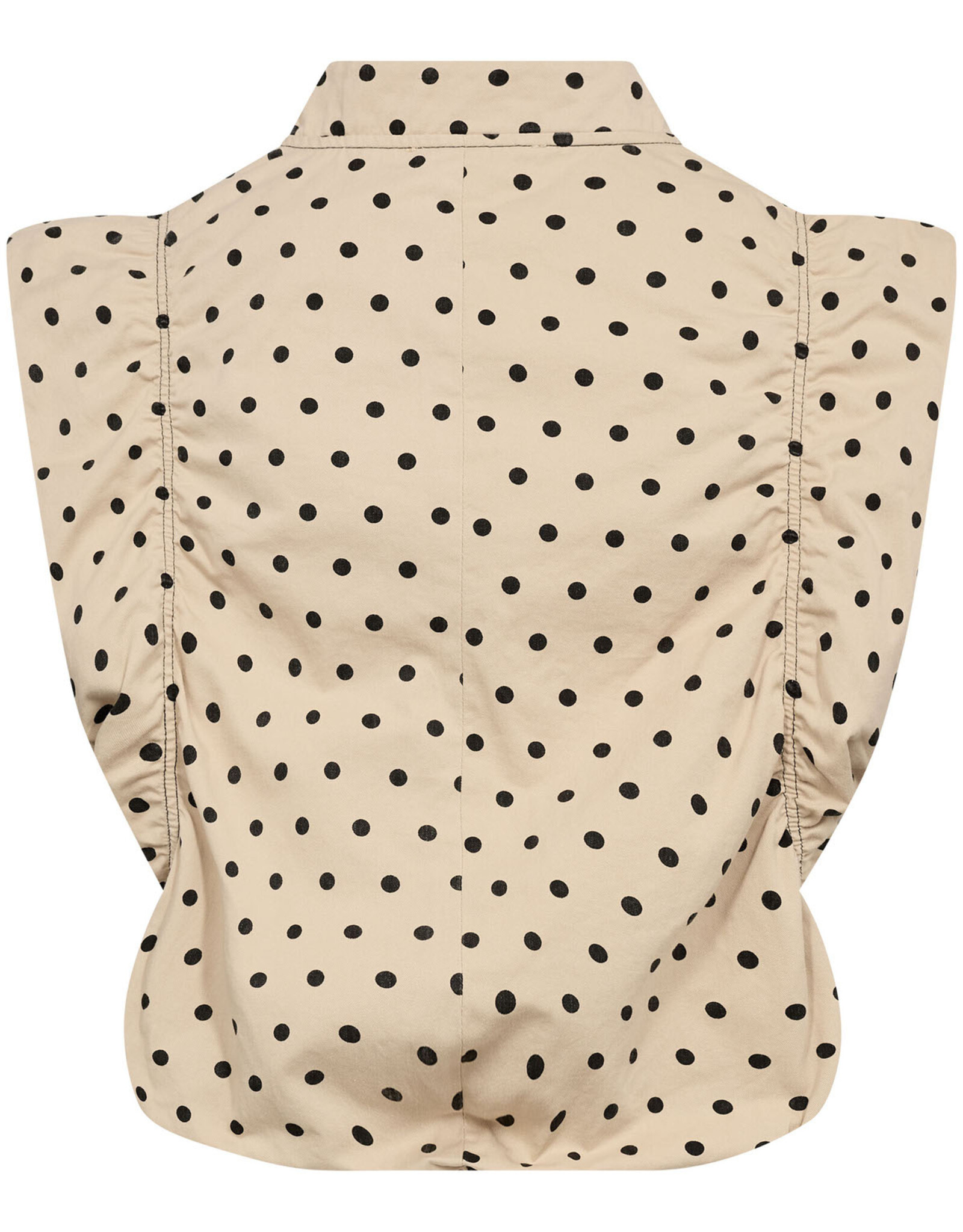 Co'Couture Diddi Dot Waistcoat Bone