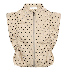 Co'Couture Diddi Dot Waistcoat Bone