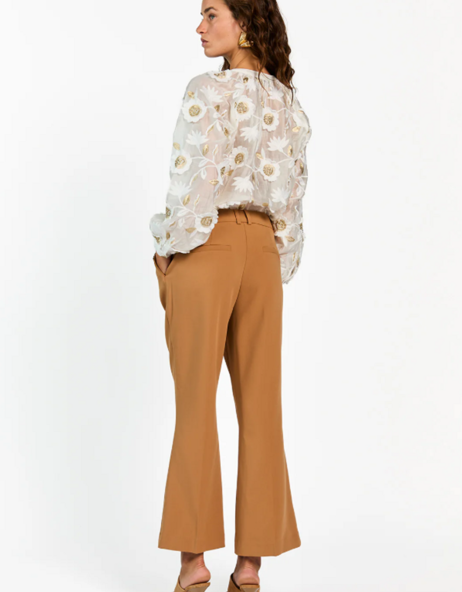 Aaiko Alanza 3D Top Les Blancs