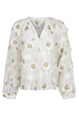 Aaiko Alanza 3D Top Les Blancs