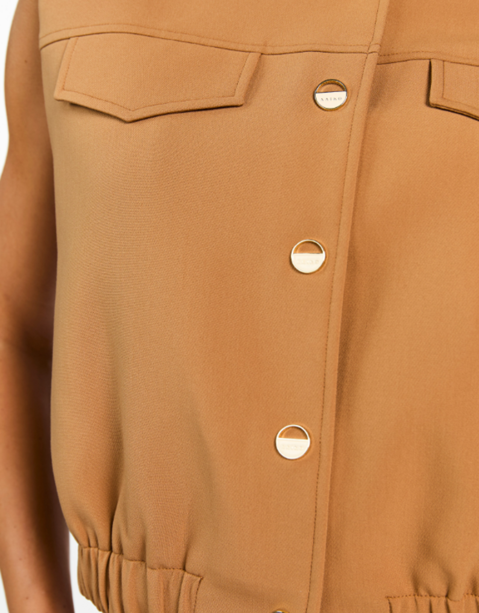 Aaiko Olivia Gilet Almond