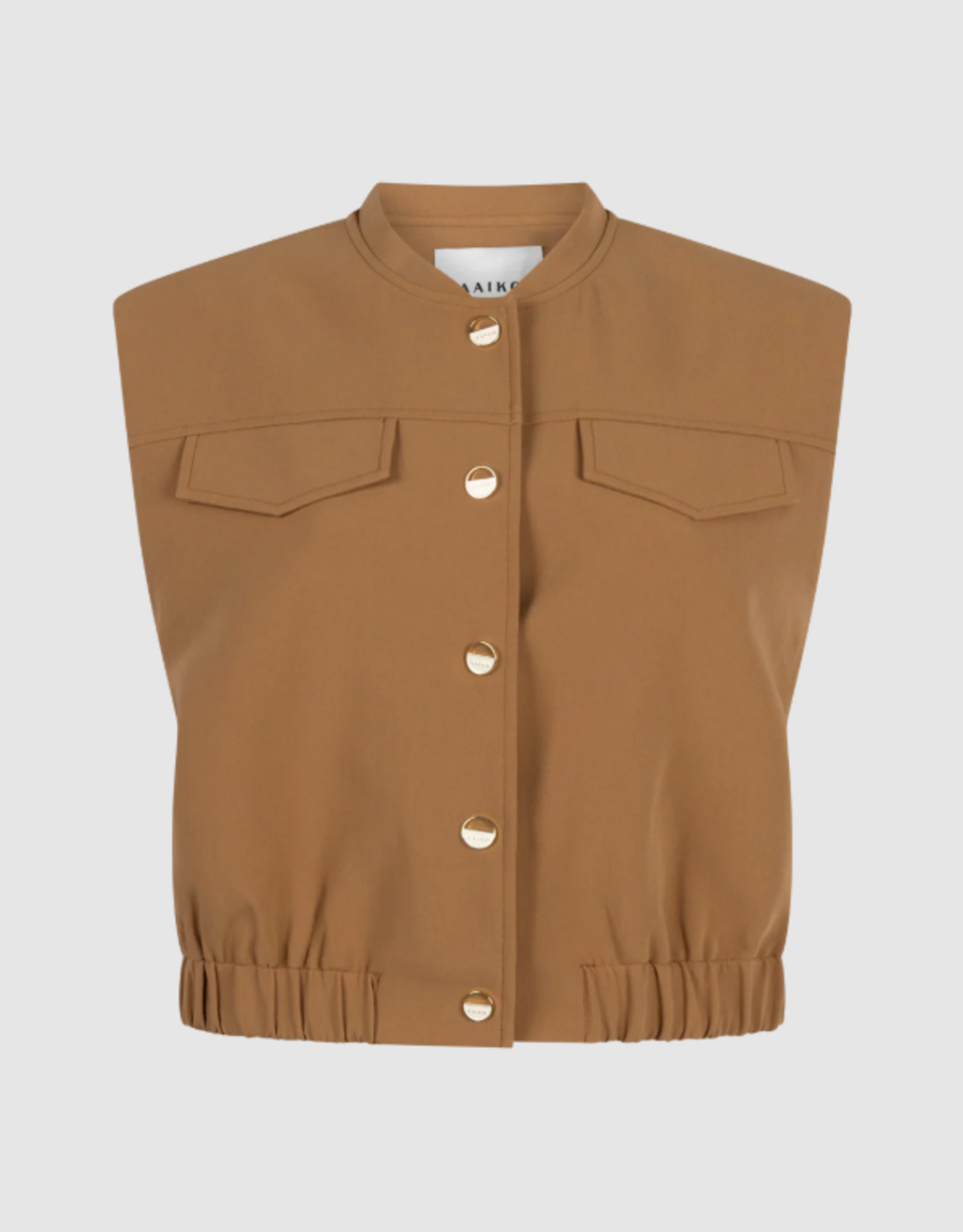 Aaiko Olivia Gilet Almond