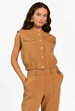 Aaiko Olivia Gilet Almond