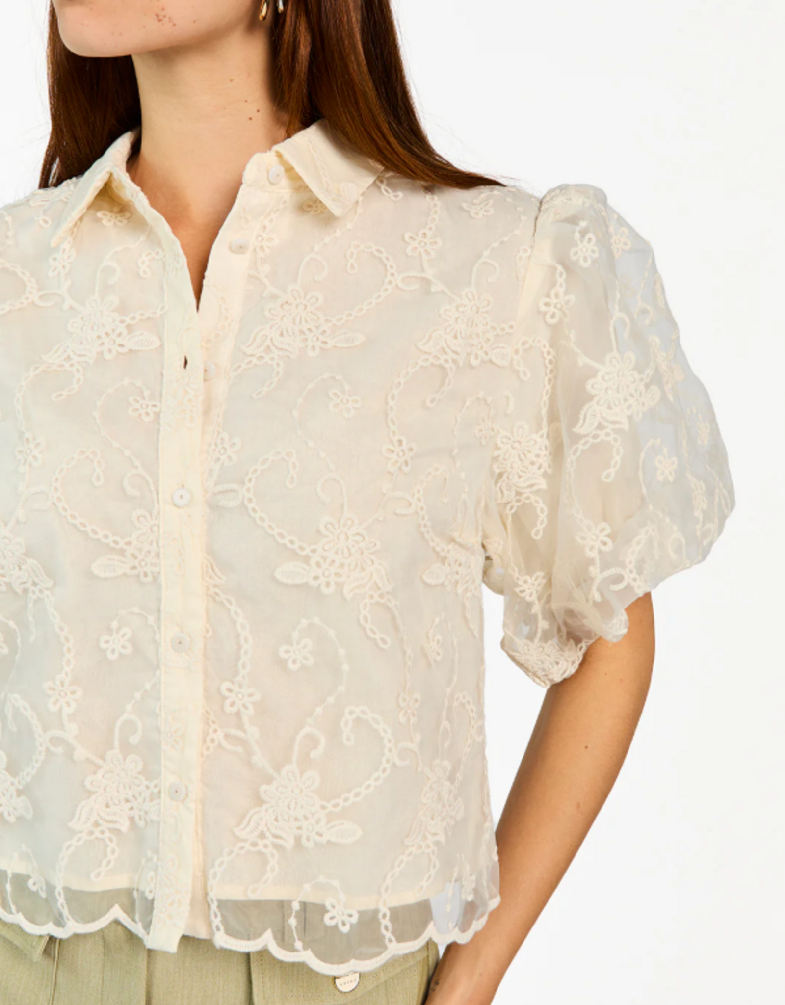 Aaiko Andra Blouse Les Blancs