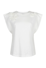 Aaiko Cora Flower Top Les Blancs