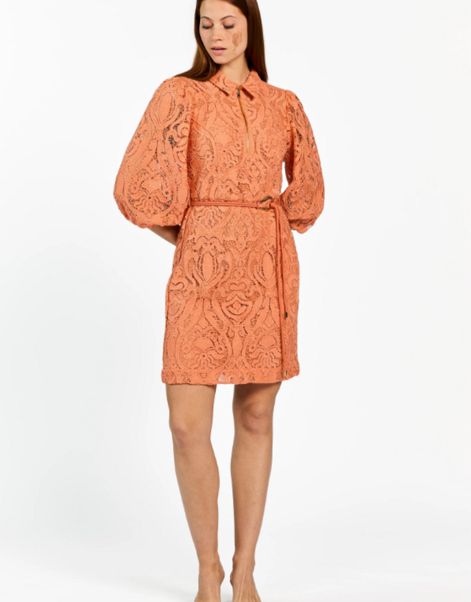 Aaiko Semira Lace Dress Sun Baked