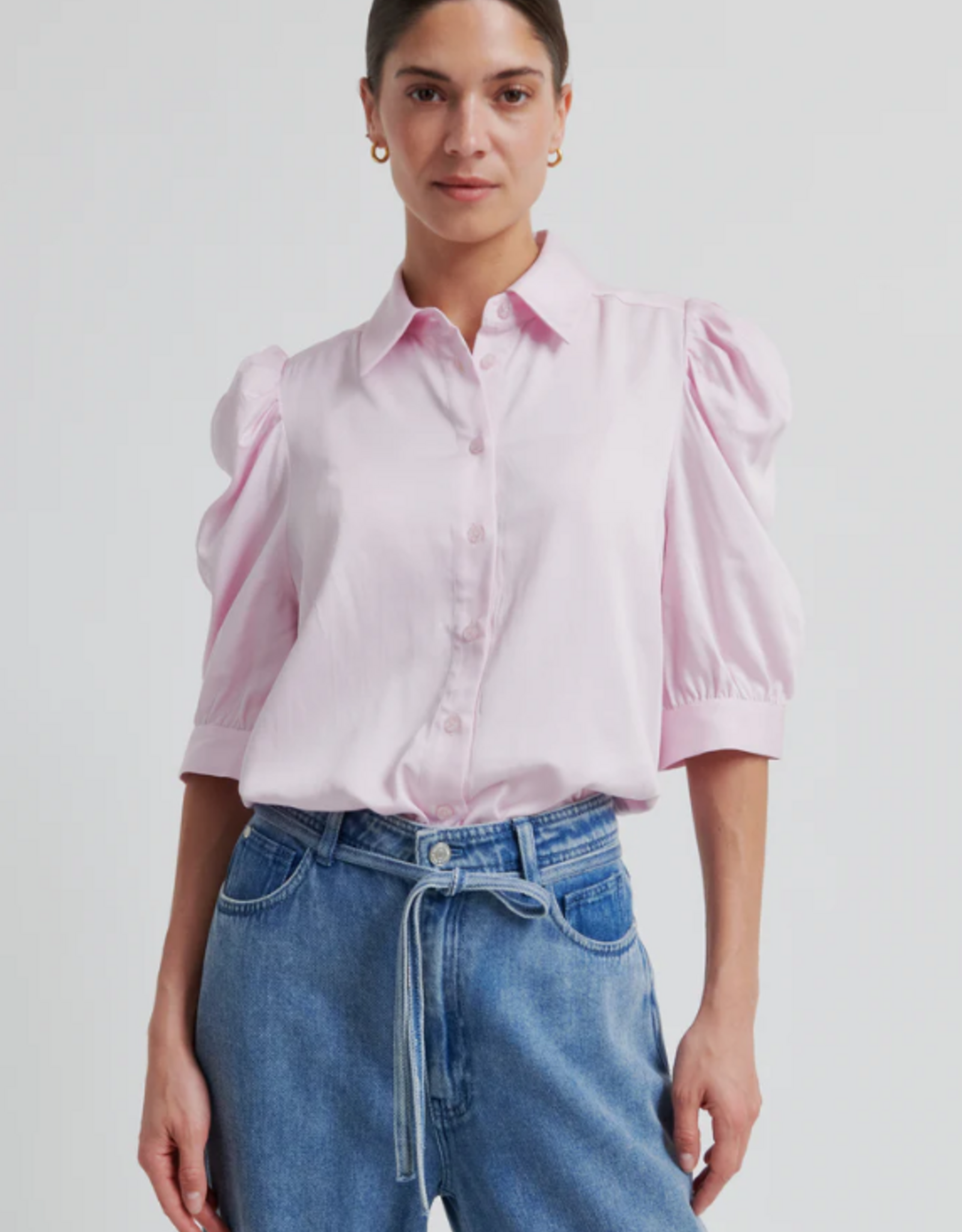 Second Female Samanta ss Shirt Pale Lilac