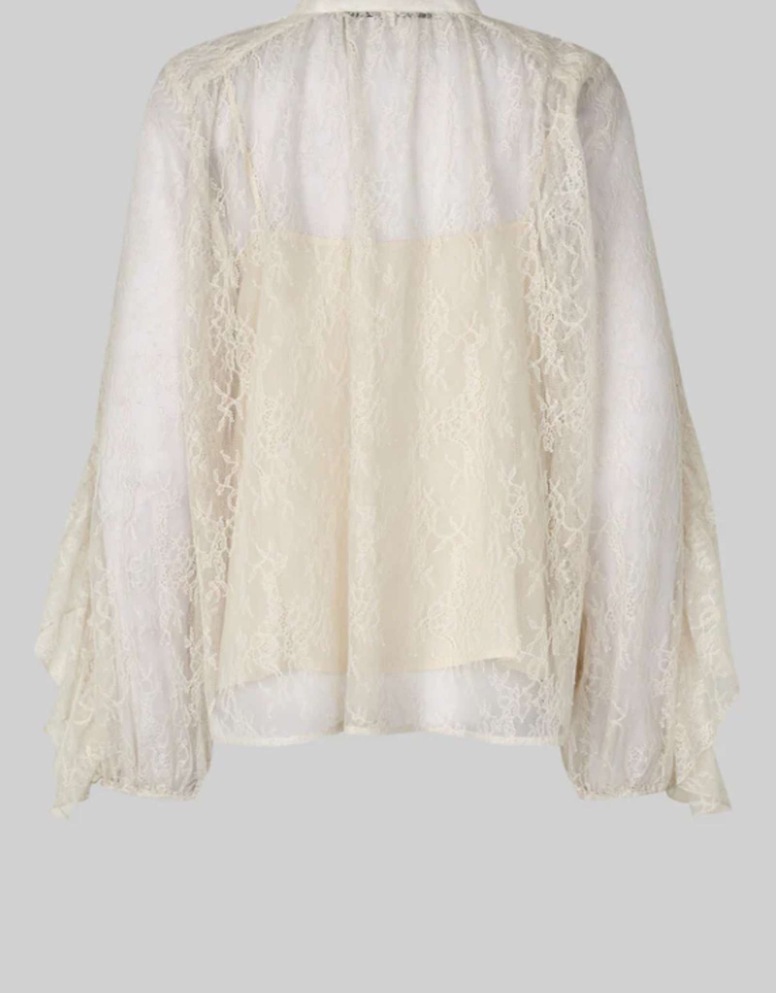 Second Female Sybell Lace Blouse Soft Beige