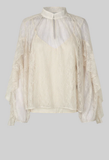 Second Female Sybell Lace Blouse Soft Beige