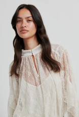 Second Female Sybell Lace Blouse Soft Beige