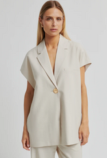 Second Female Blanca Waistcoat Soft Beige