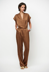 Dante 6 Oyana Satin Jumpsuit Mocha Mousse