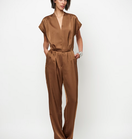 Dante 6 Oyana Satin Jumpsuit Mocha Mousse