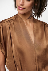 Dante 6 Oyana Satin Jumpsuit Mocha Mousse