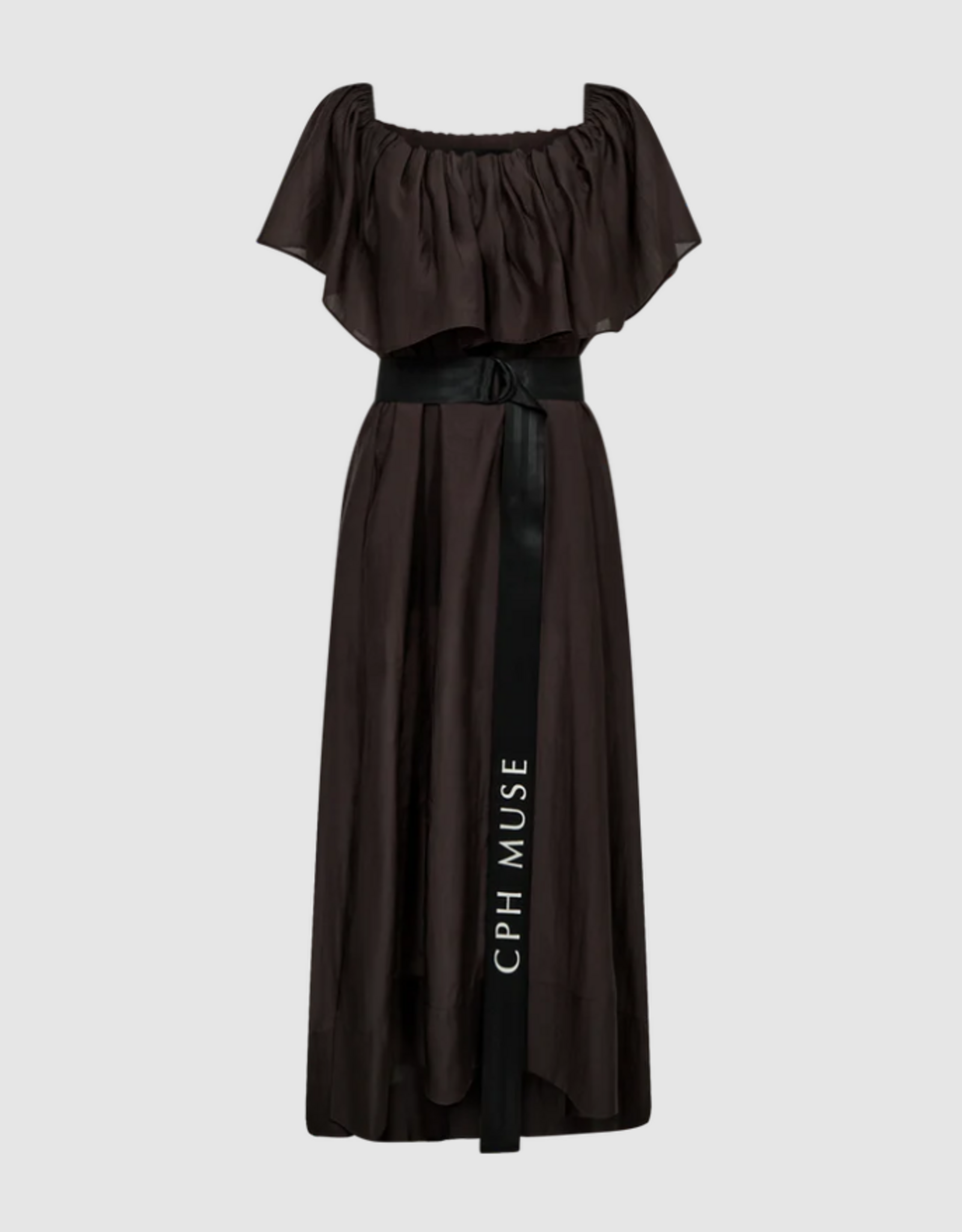 Cph Muse 206661 Molly Off Shoulder long Dress Mulch