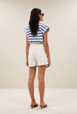 By Bar Leon Twill Short Cloud White