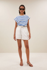 By Bar Leon Twill Short Cloud White