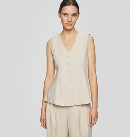 Moss Copenhagen Esteriane Waistcoat Oatmeal Melange
