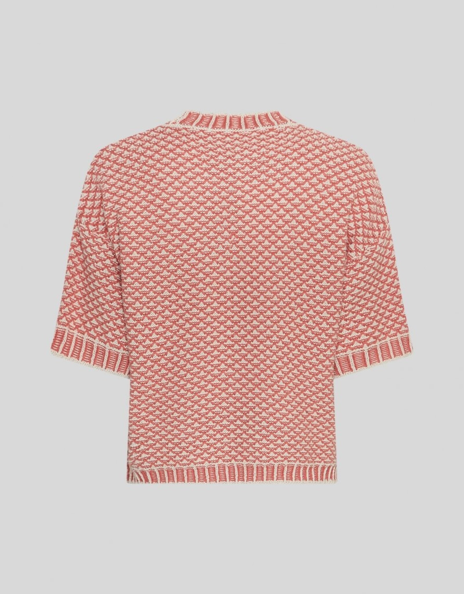 Moss Copenhagen Catina Pilla 2/4 Pullover Oatmeal/F Rose