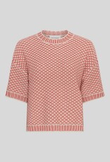 Moss Copenhagen Catina Pilla 2/4 Pullover Oatmeal/F Rose