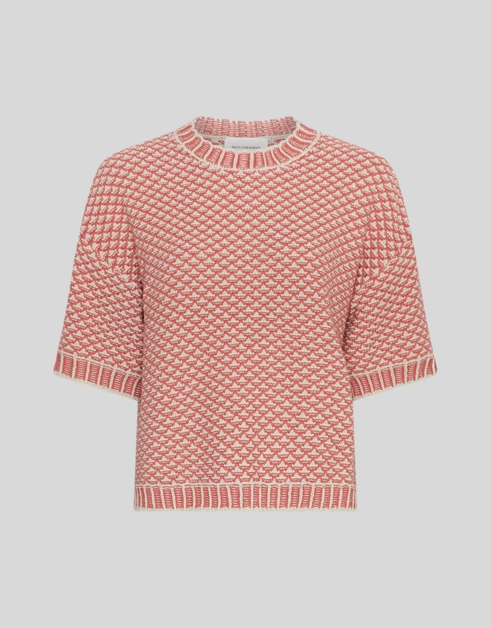 Moss Copenhagen Catina Pilla 2/4 Pullover Oatmeal/F Rose