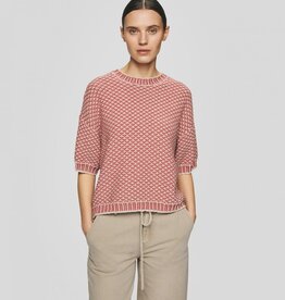 Moss Copenhagen Catina Pilla 2/4 Pullover Oatmeal/F Rose