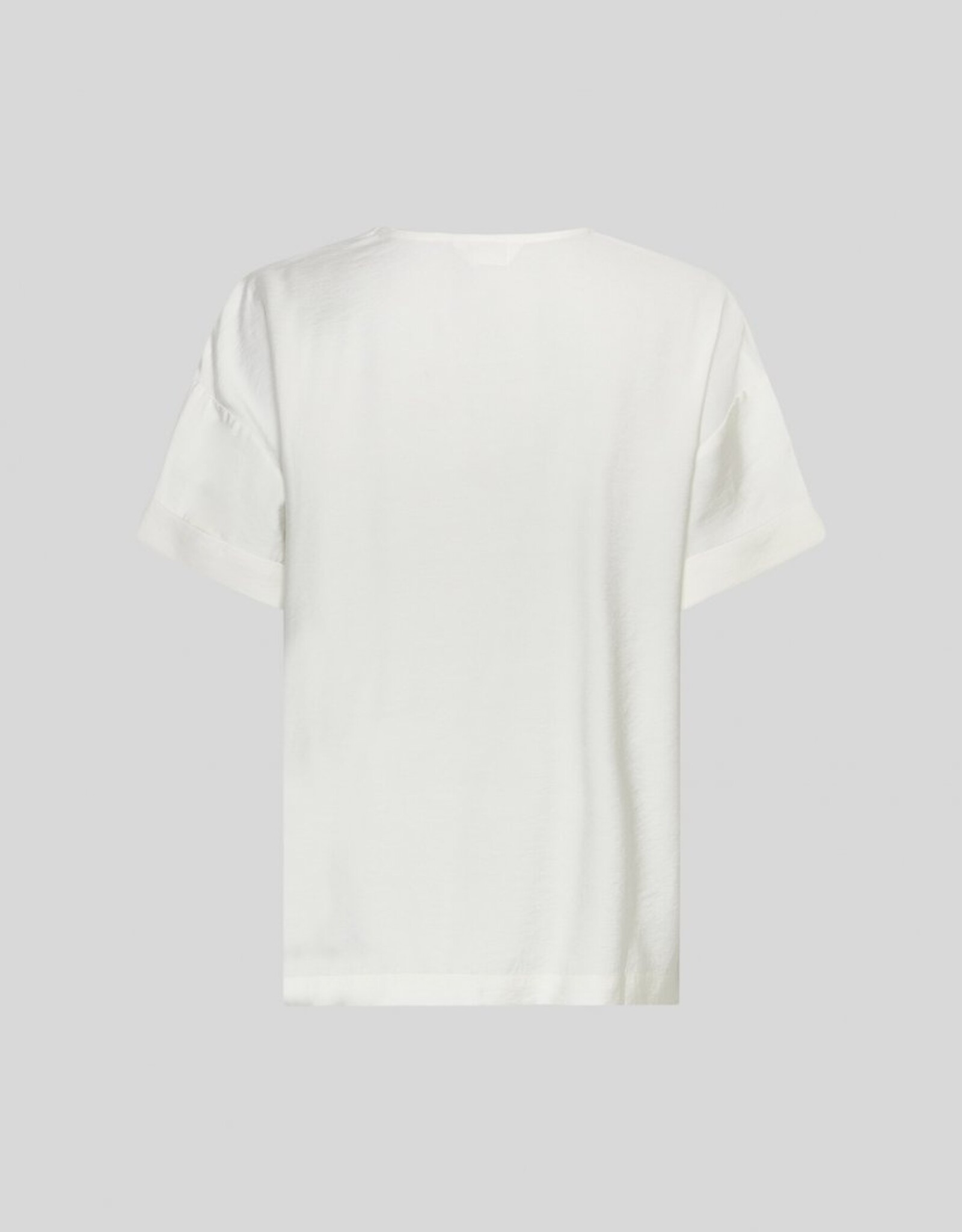 Moss Copenhagen Basina Amabella SS Top Egret