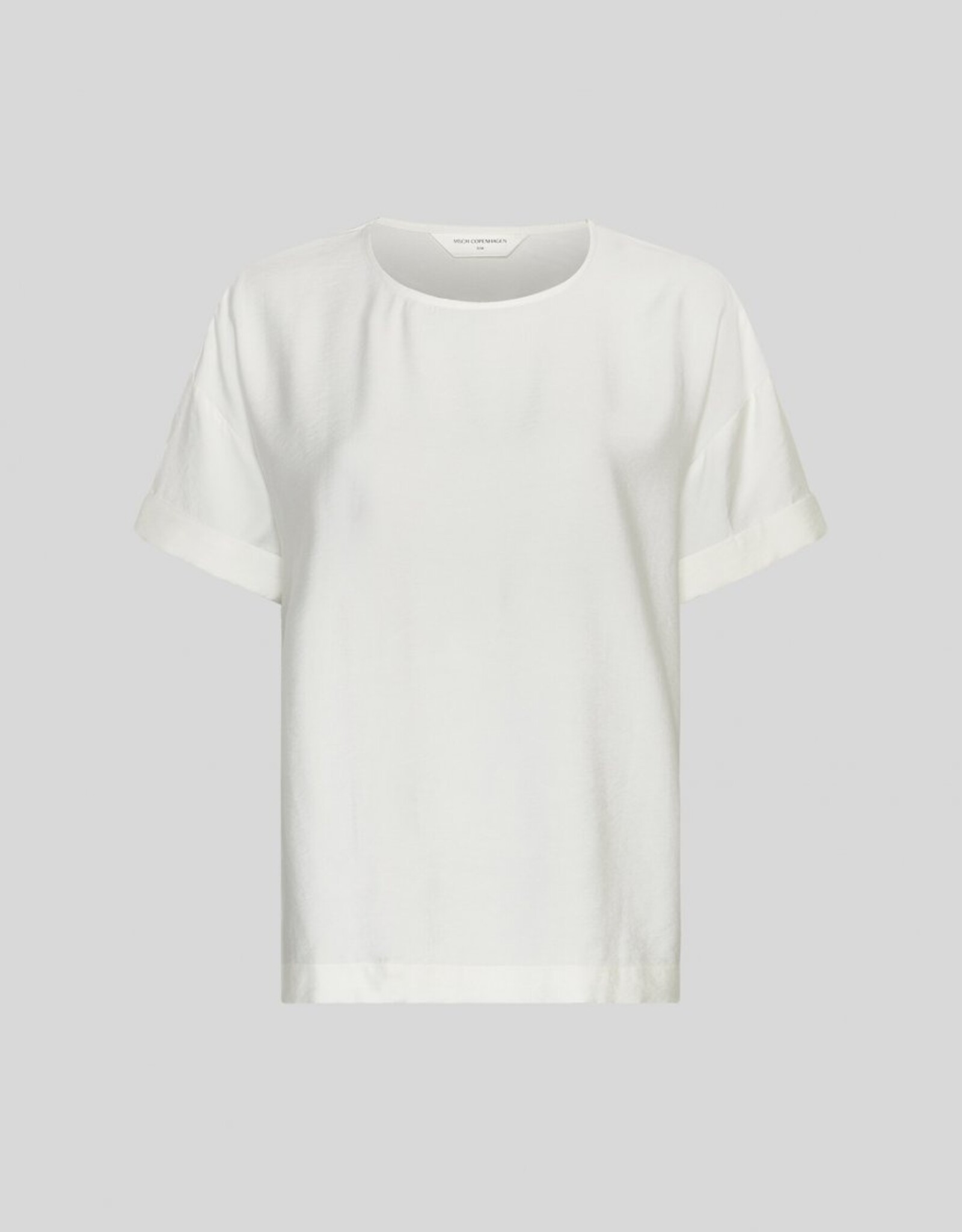 Moss Copenhagen Basina Amabella SS Top Egret