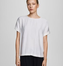 Moss Copenhagen Basina Amabella SS Top Egret